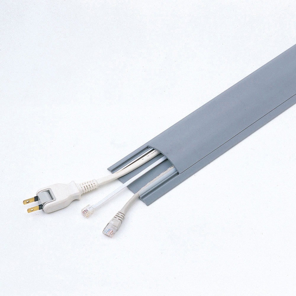 CA-R70GY ケーブルカバー サンワサプライ グレー色 長さ1m寸法W70