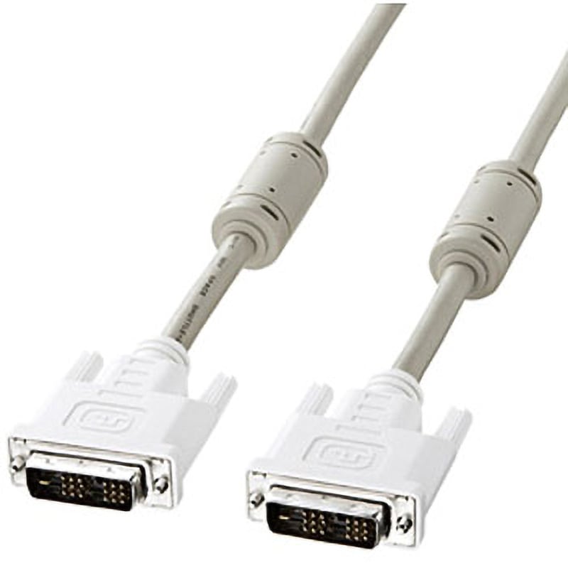 KC-DVI-1K DVIケーブル サンワサプライ オス - オス ホワイト(コネクタ
