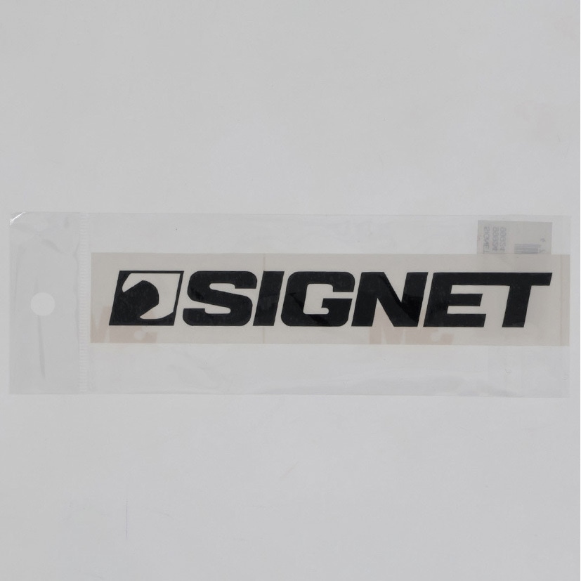 99924 ロゴステッカー(SIGNET) SIGNET(シグネット) ブラック色 【通販