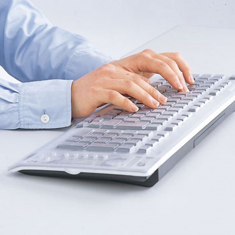 FA-TDELL4 キーボードカバー サンワサプライ 洗浄可 デスクトップ用