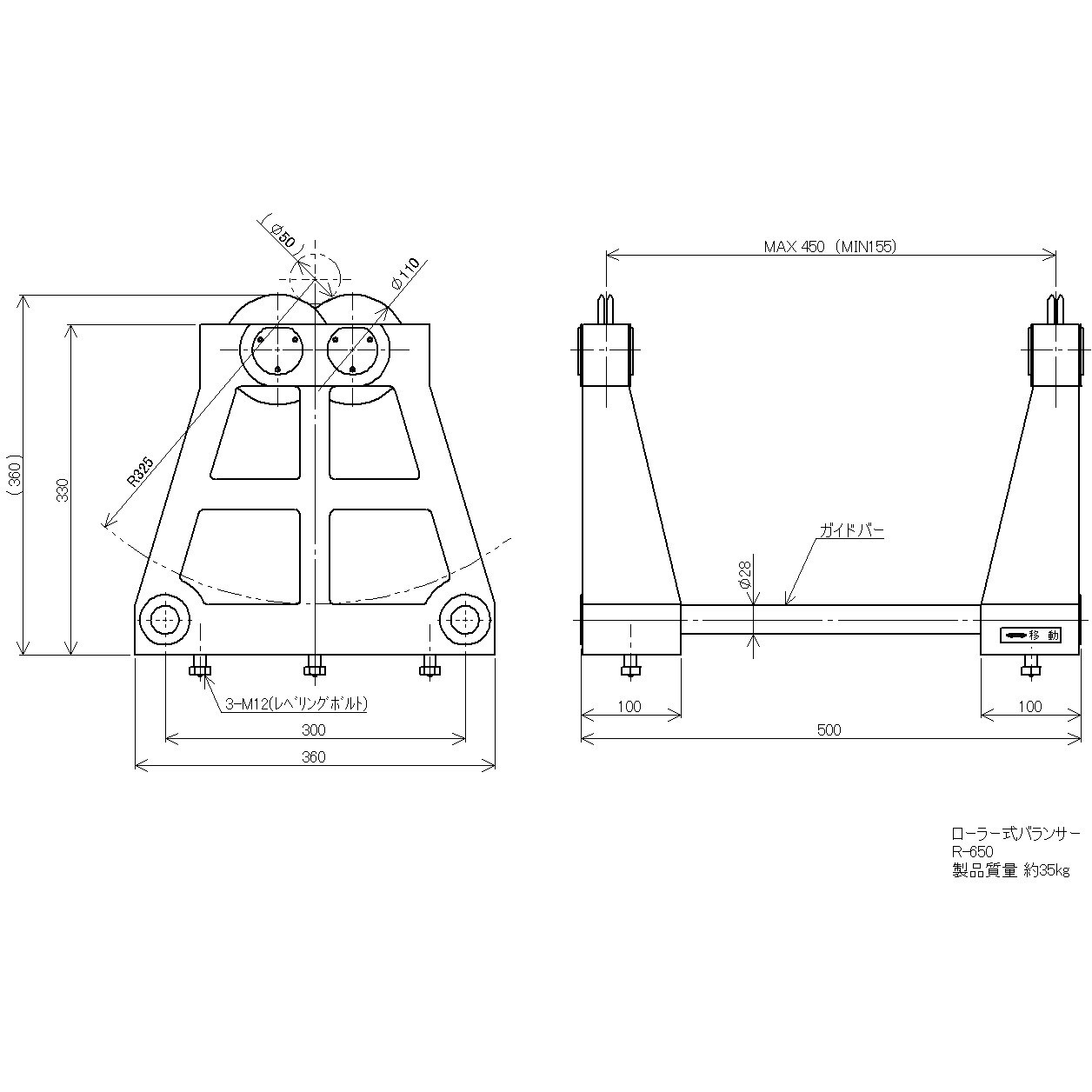 ローラー式バランサー 科学計器 砥石径最大650mm - 【通販 ローラー式バランサー 科学計器 砥石径最大650mm - 【通販