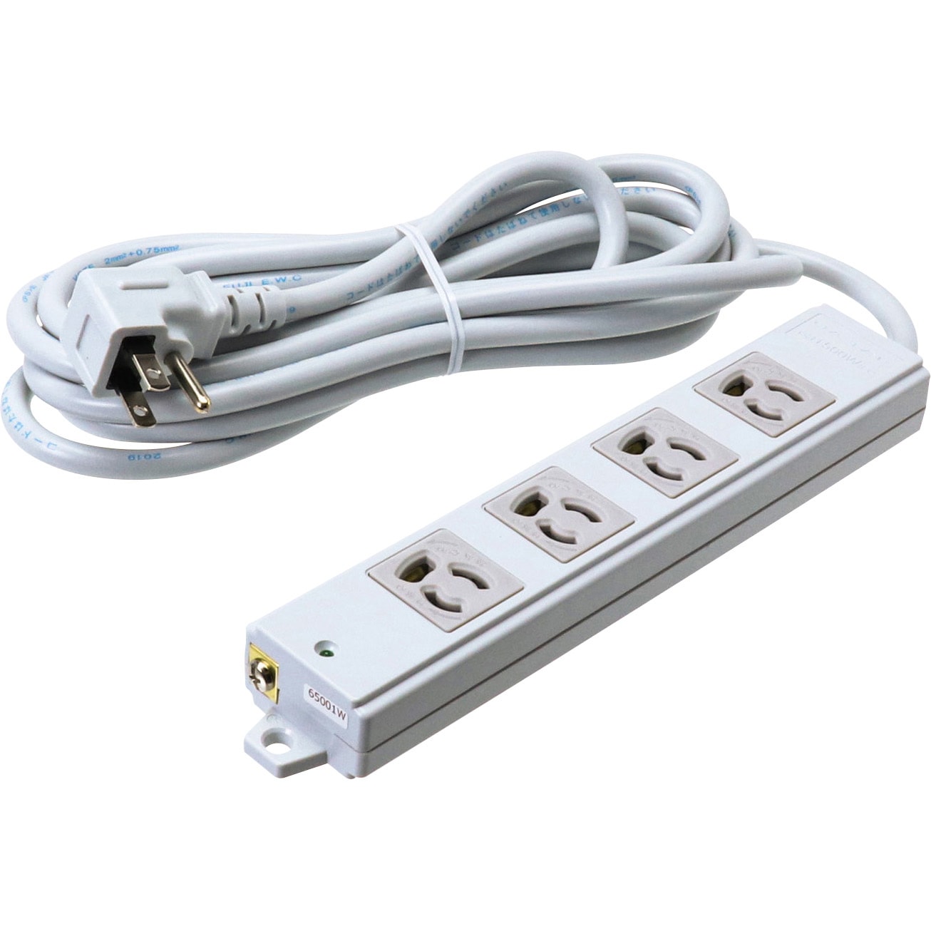 TAP-K4L-3 工事物件タップ サンワサプライ 4口 3P抜け止め