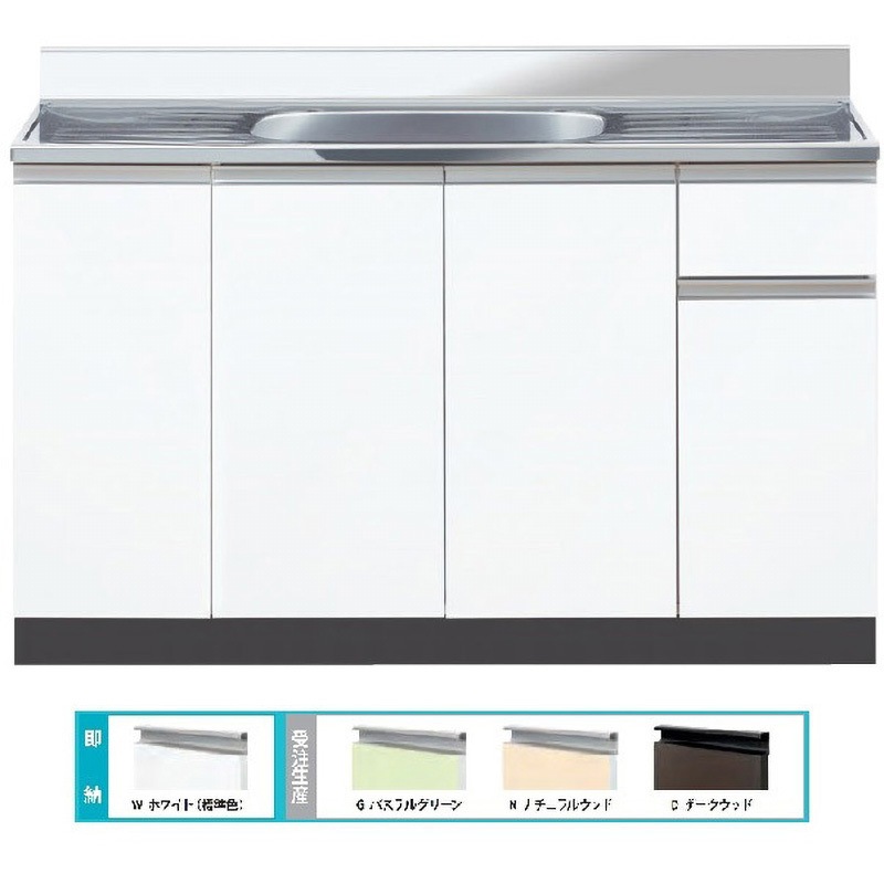 CMⅡ-150TW Comfy series(コンフィシリーズ) 流し台 CM 壁出し水栓タイプ 1台 イースタン工業 【通販モノタロウ】 32,487円