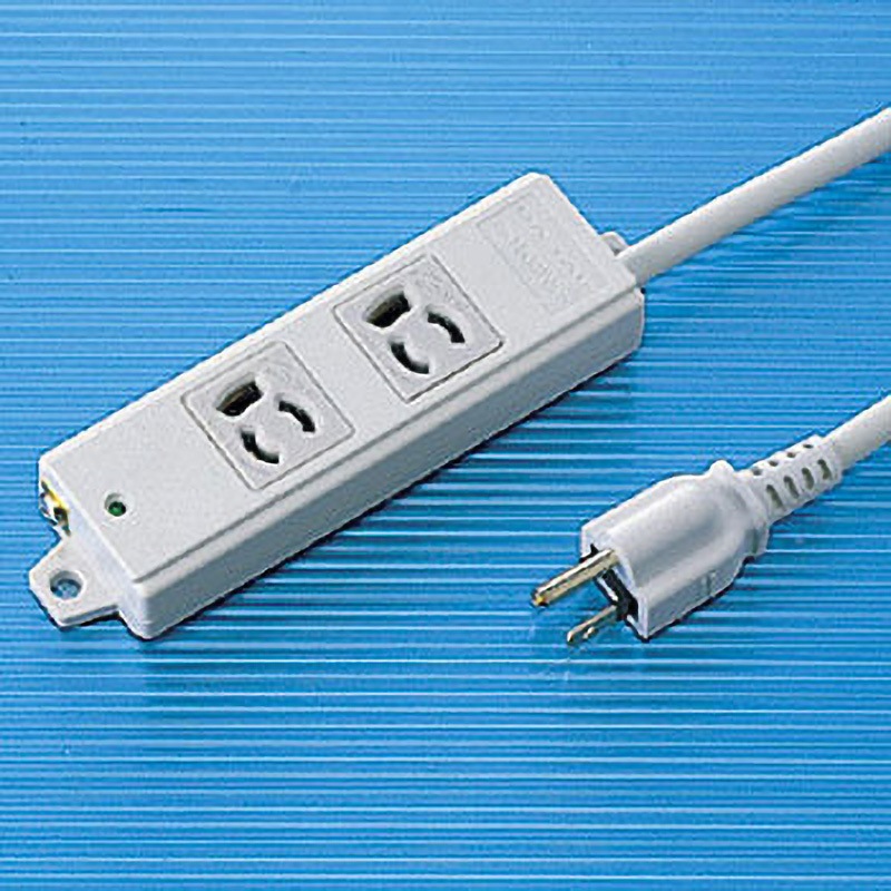 TAP-KE2-3 工事物件タップ サンワサプライ 2口 3P抜け止め 電源コード