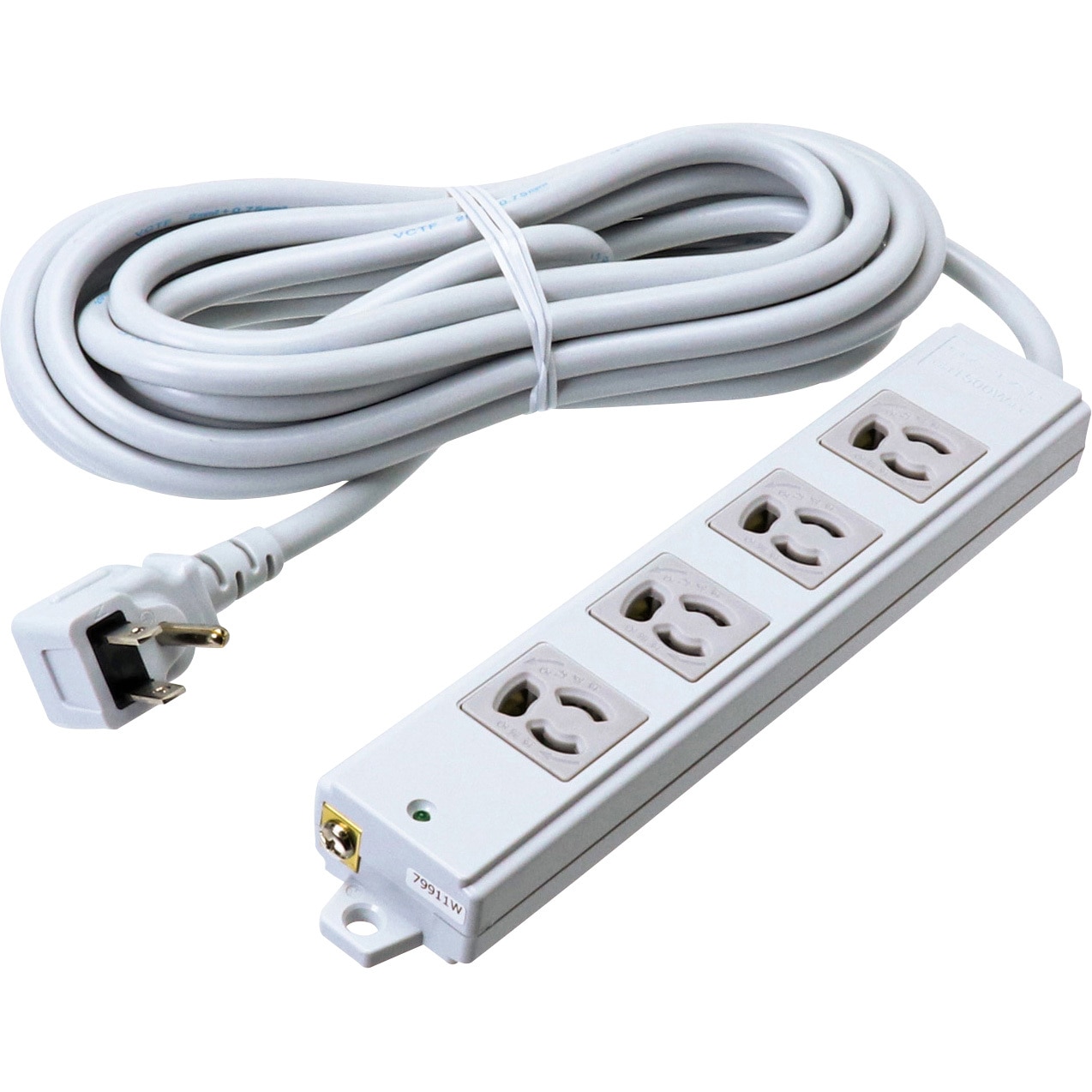 TAP-K4L-5 工事物件タップ サンワサプライ 4口 3P抜け止め