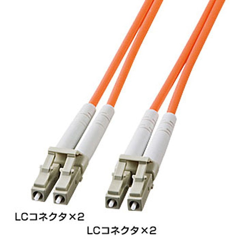 サンワサプライ 光ファイバケーブルHKB-LCLC5-02L メガネ型 光ファイバ