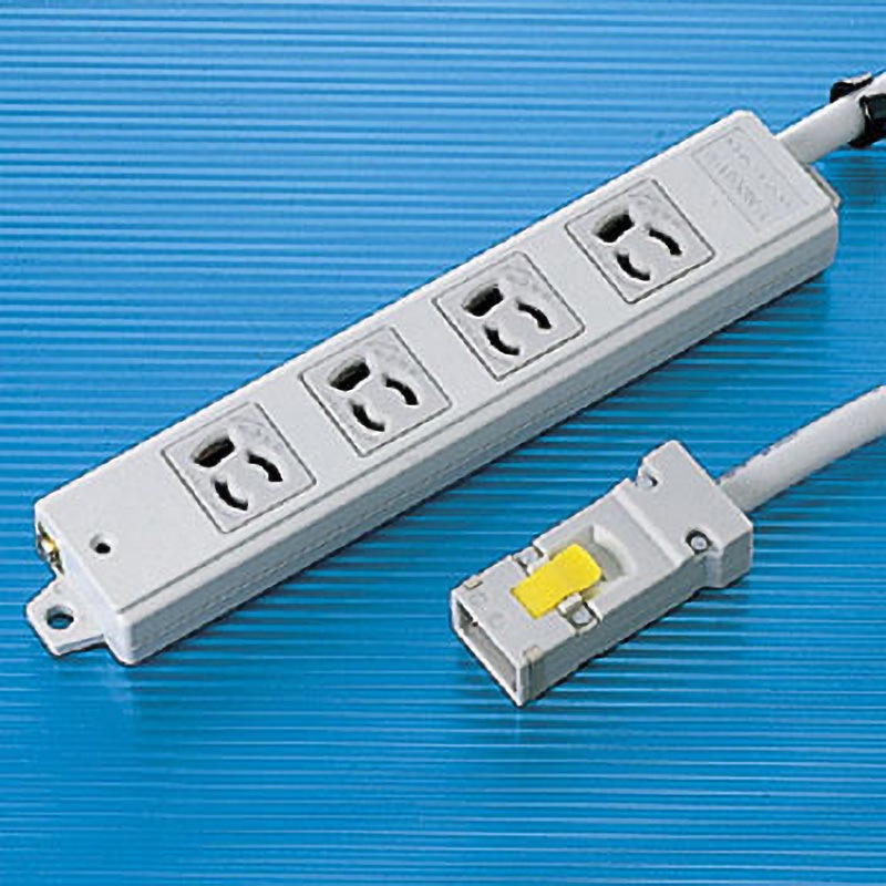 5個セット サンワサプライ 工事物件タップ TAP-KS4-2X5(代引不可)【送料無料】 サンワサプライ 工事物件タップ(4個口・5m) TAP-KH4-5