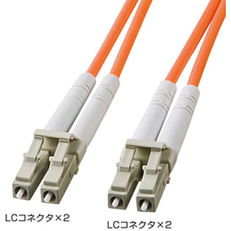 HKB-LCLC6-05L 光ファイバケーブル サンワサプライ LCコネクタ×2 - LCコネクタ×2 マルチモード 5m