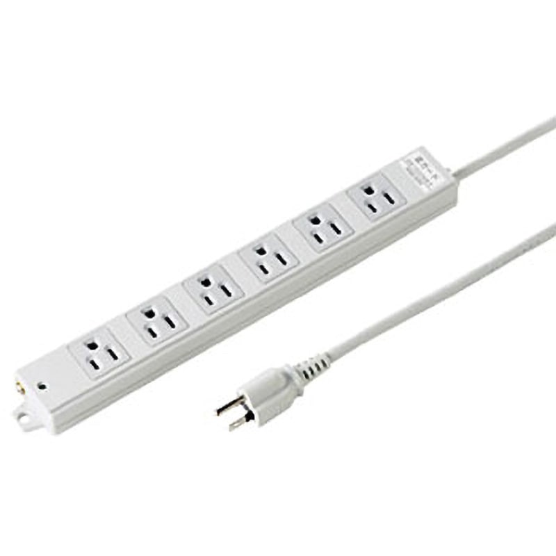 TAP-K6NSP-3 工事物件雷ガードタップ サンワサプライ マグネットあり 3P 6口   TAP-K6NSP-3