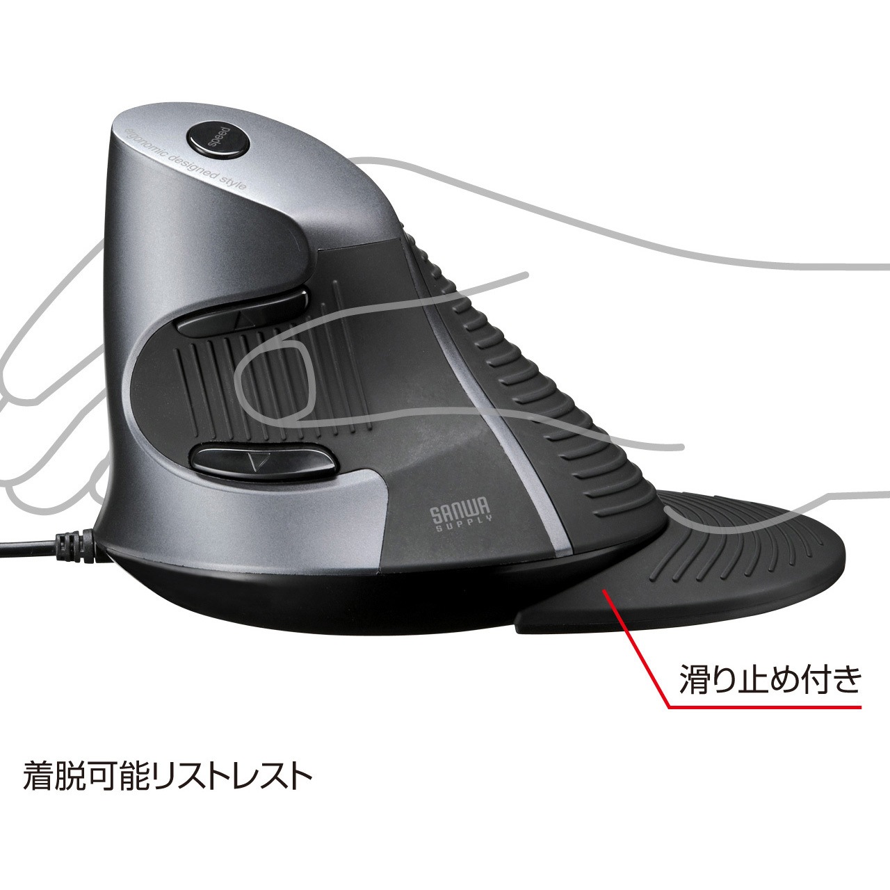 Ma Erg5 エルゴレーザーマウス 1個 サンワサプライ 通販サイトmonotaro 76069244