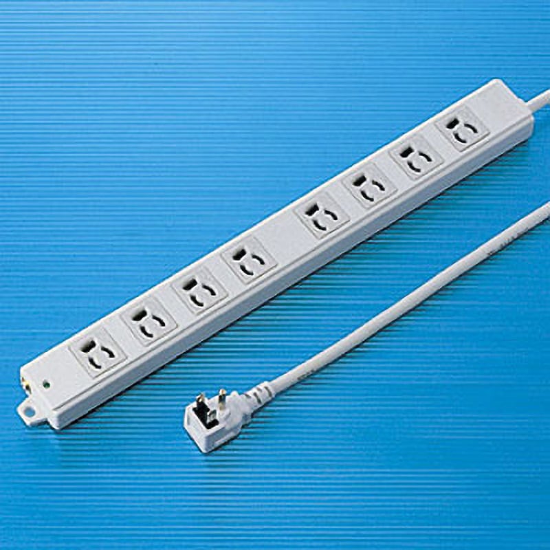 TAP-KE8L-5 工事物件タップ サンワサプライ 8口 3P抜け止め 電源コード5m   TAP-KE8L-5