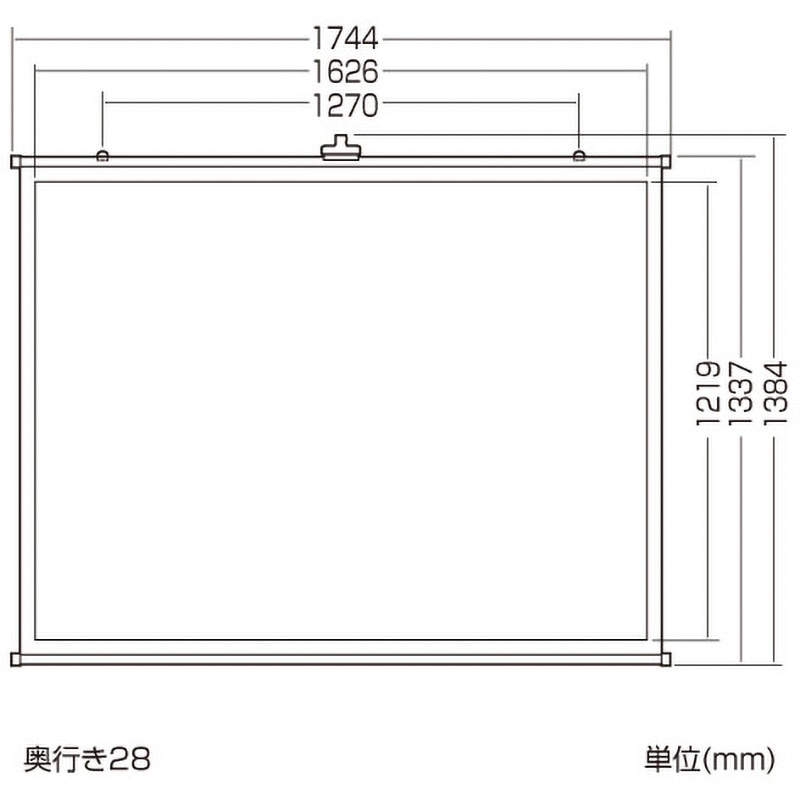 PRS-KB80 プロジェクタースクリーン サンワサプライ 壁掛け式