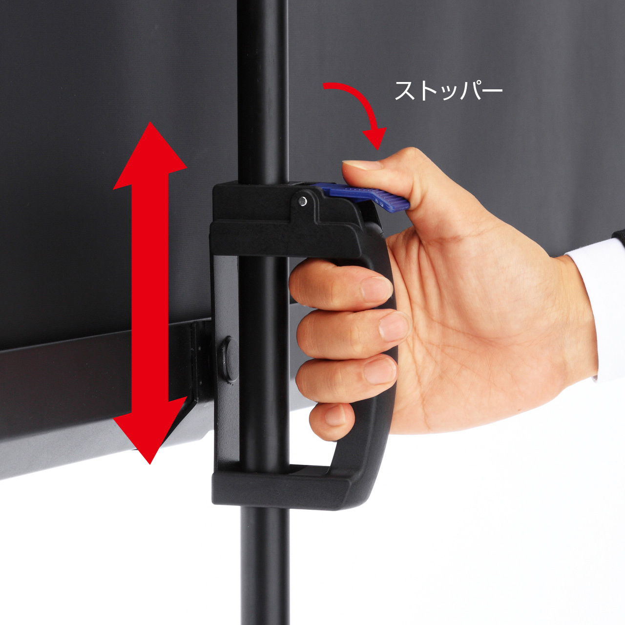PRS-S75 プロジェクタースクリーン サンワサプライ 三脚式 【通販