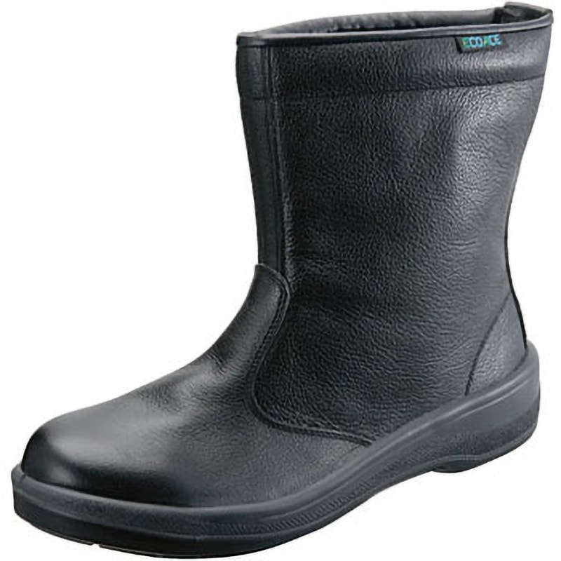 ECO44黒 安全靴 エコシリーズ 半長靴  ECO44黒 シモン 樹脂製先芯 ウレタン サイズ27cm足幅3E