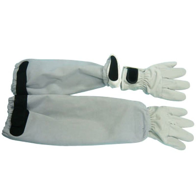 SP-5FU GABA 突き刺し防止 腕カバー FALCON(ファルコン) ライトグレー色 3D縫製 フリーサイズ 幅17cm 1双 SP-5FU