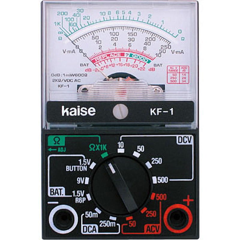 KF-1 アナログマルチテスター(ミニテスター) 1台 カイセ 【通販