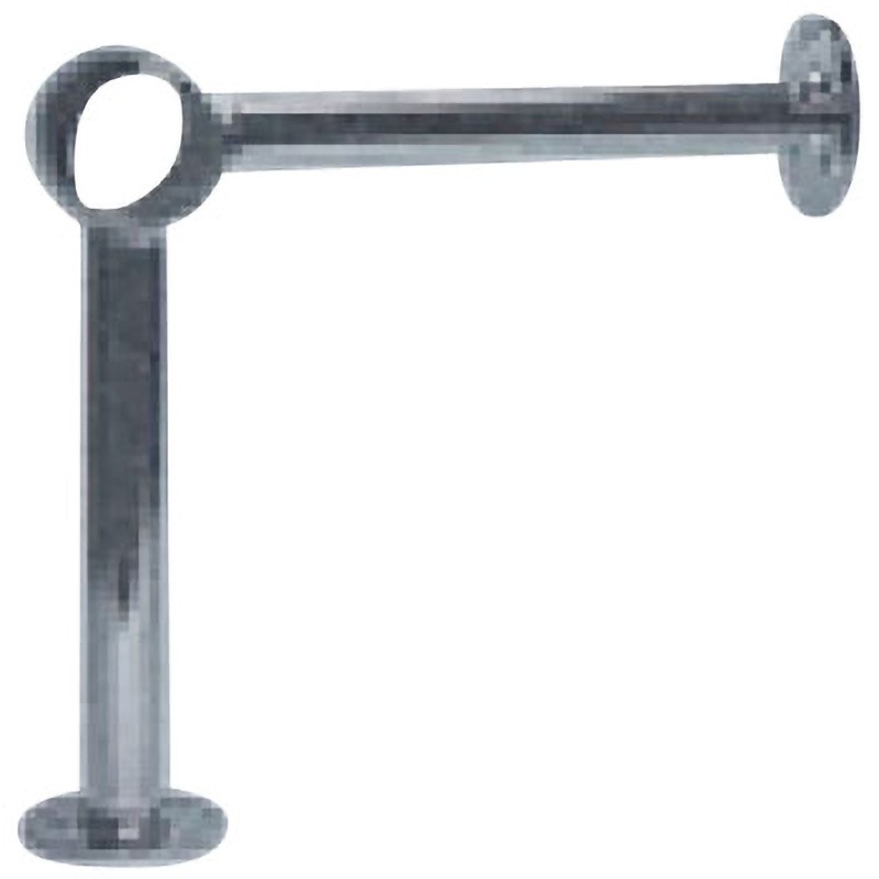 21538 真鍮L型足掛金 クローム仕上 1個 川喜金物(SOWA) 【通販モノタロウ】