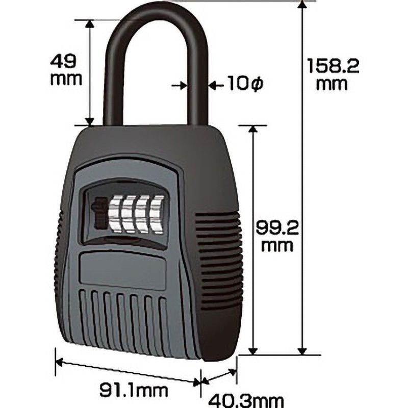 セーフティボックス カギ番兵 フジテック・ジャパン ダイヤル式