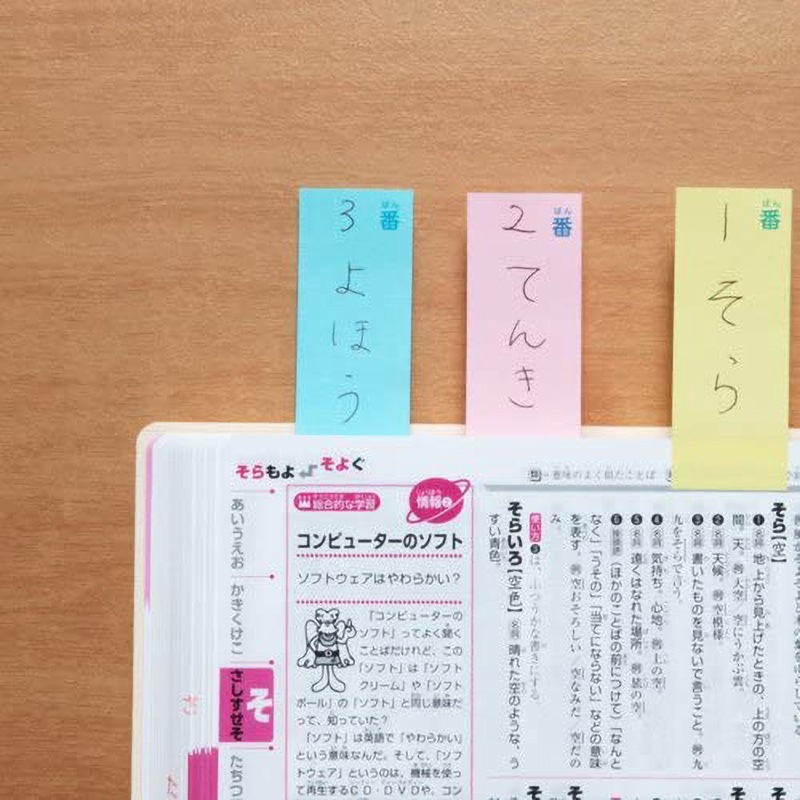 JBF-1000 ポストイット 通常粘着ふせん 辞書引きふせん 3M JBF-1000 ポストイット 通常粘着ふせん 辞書引きふせん 3M