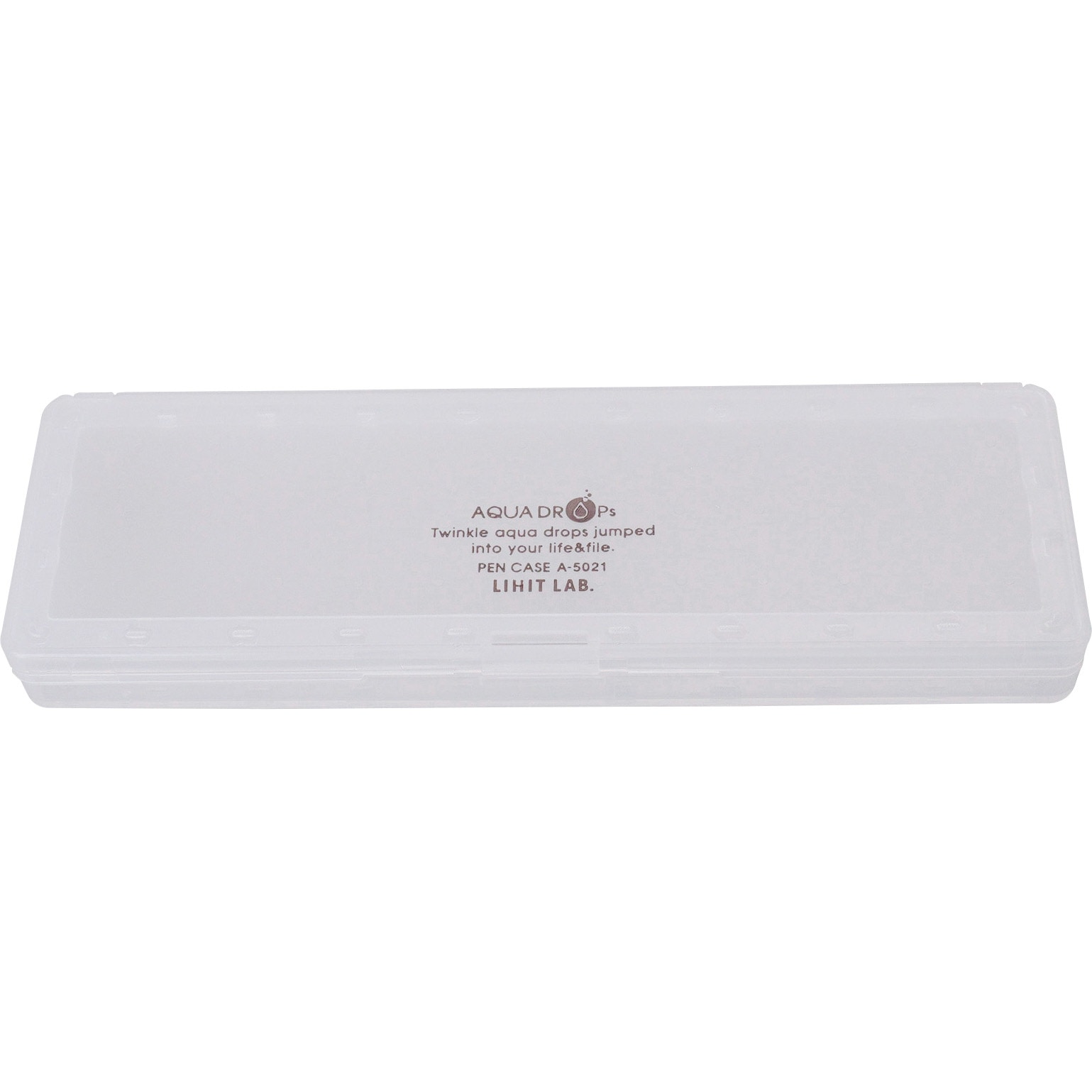 A-5021-1 LIHIT LAB ペンケースアクア A-5021-1 乳白 リヒトラブ 4903419814700（60セット） AQUA DROPs ペンケース リヒトラブ 通販モノタロウ