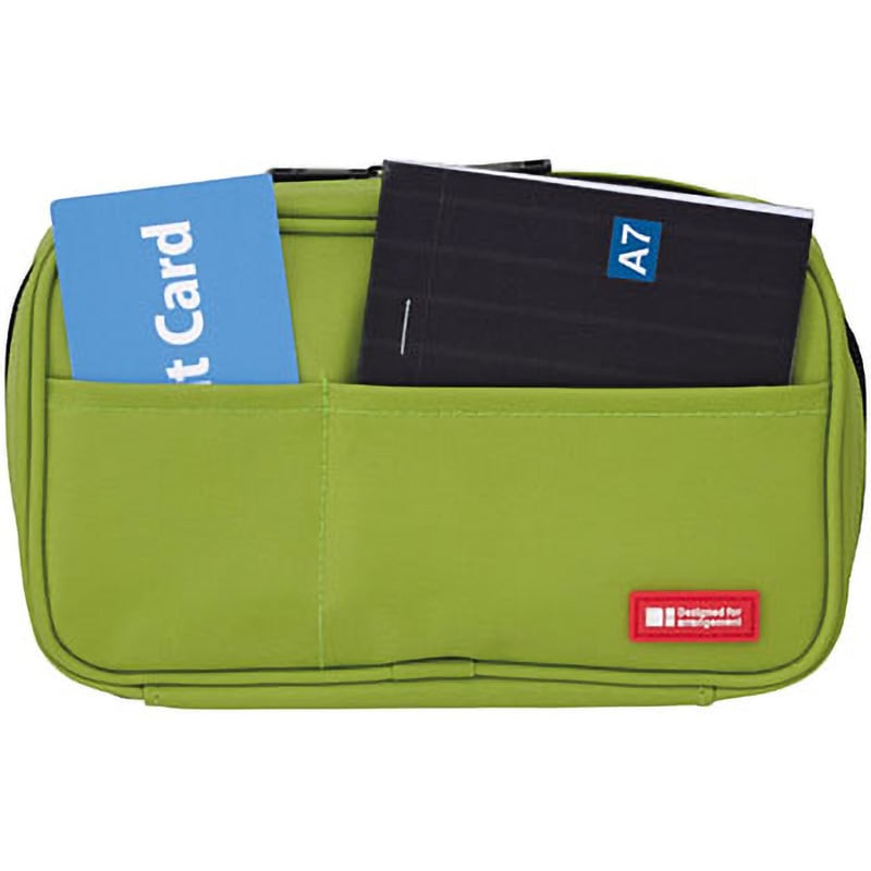 A-7551 ペンケース[ブックタイプ] リヒトラブ 黒色 ファスナー A-7551