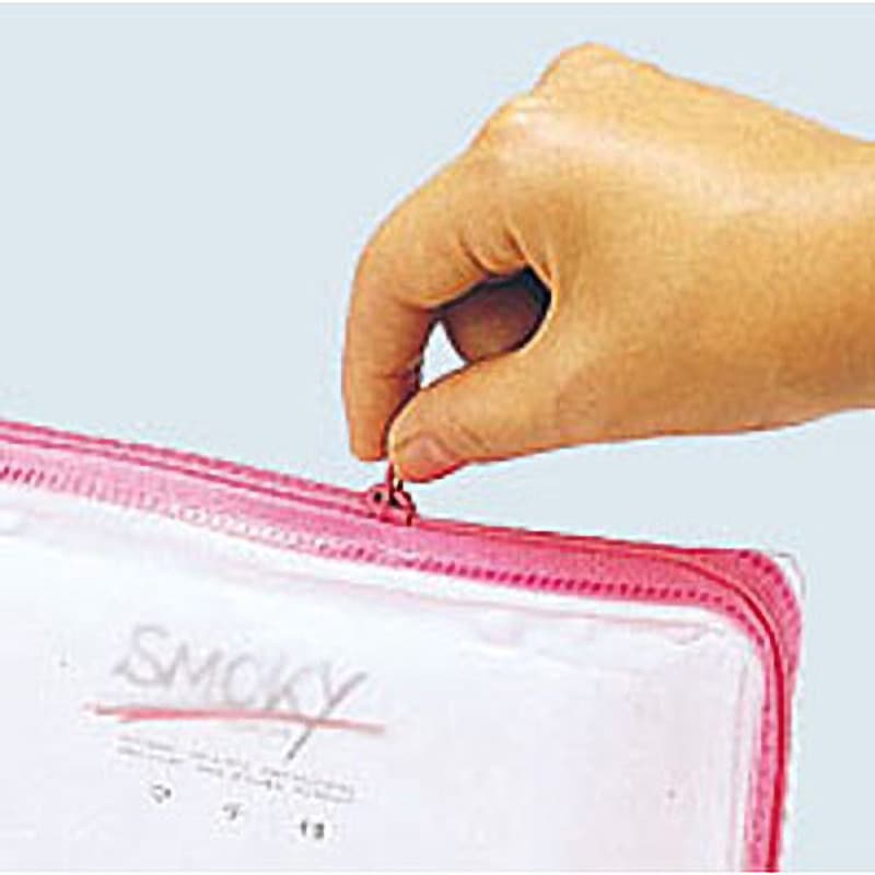 F-271 クリヤーケース・スモーキィ(マチ付) リヒトラブ 桃色 B6タテ