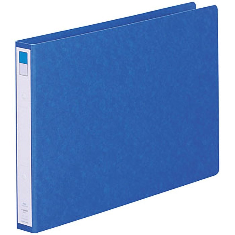 F-834UN リングファイル＜ツイストリング＞ リヒトラブ ヨコ型 2穴 藍