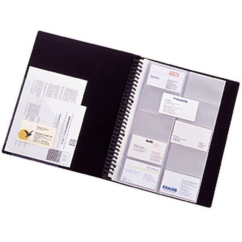 (まとめ) リヒトラブ リクエスト名刺帳(ポケット交換タイプ) A4タテ 30穴 500カード ヨコ入れ 青 G88028 1冊 (×10) : リヒトラブ リクエスト 名刺帳(ポケット交換タイプ) A4