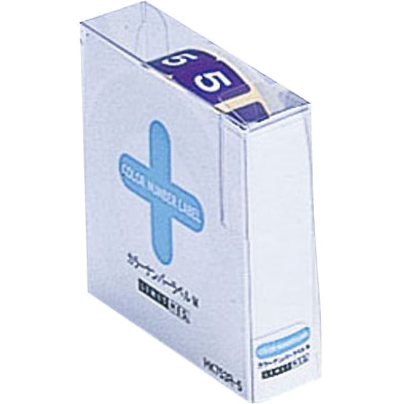 まとめ売り リヒトラブ カラーナンバーラベルMロールタイプ 「1」 HK753R-1 1箱（300片） ×10セット 生活用品 インテリア 雑貨 文具 [▲][TP] HK753R カラーナンバーラベル M(ロールタイプ) リヒトラブ 単番号