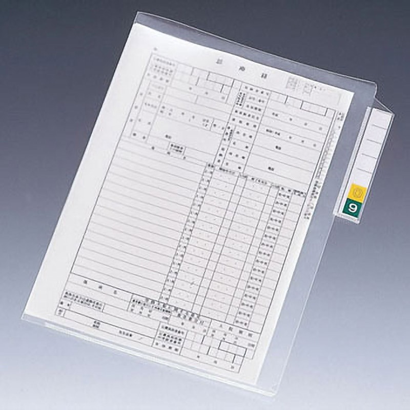HK7608 カルテフォルダー＜縦型＞ シングルポケット リヒトラブ サイズA4 1箱(200枚) HK7608
