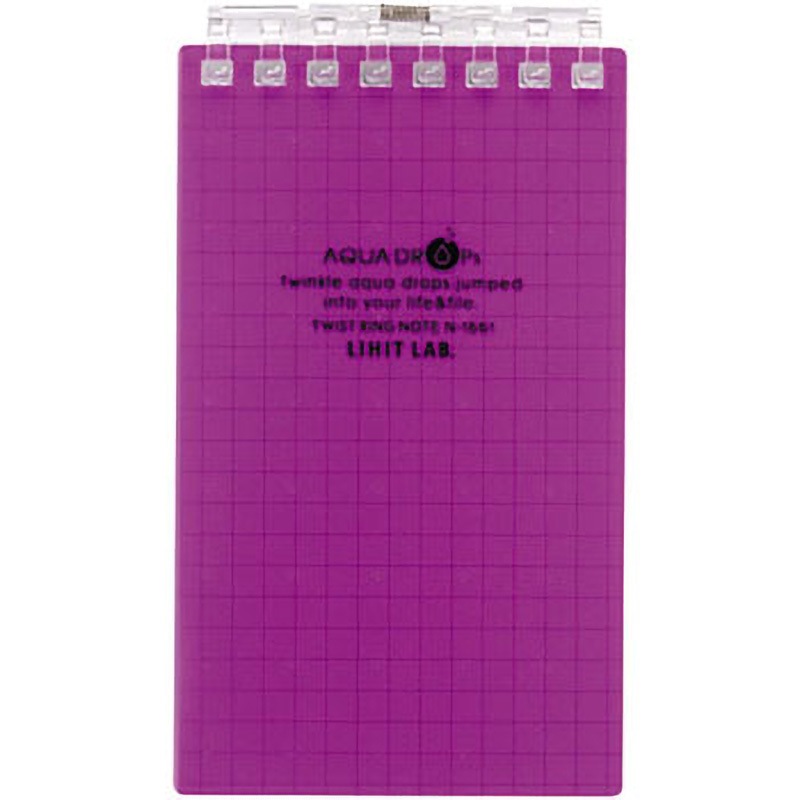 N-1661-10 ツイストリング・ノート(メモサイズ) リヒトラブ 5mm方眼罫