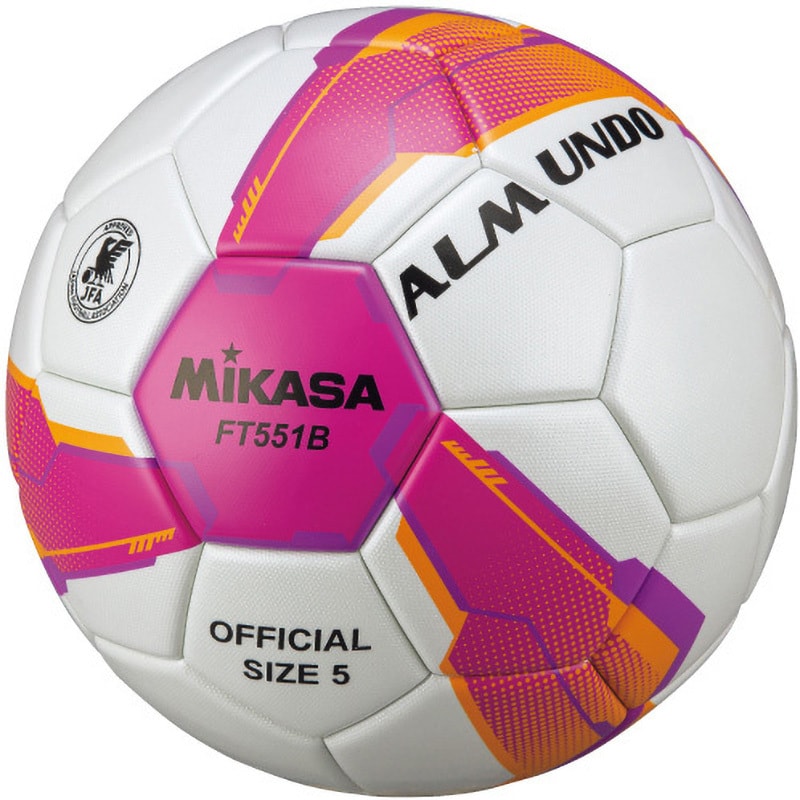 FT551B-PV サッカーボール 検定球5号 ALMUNDO 芝用 1個 MIKASA (ミカサ) 【通販モノタロウ】