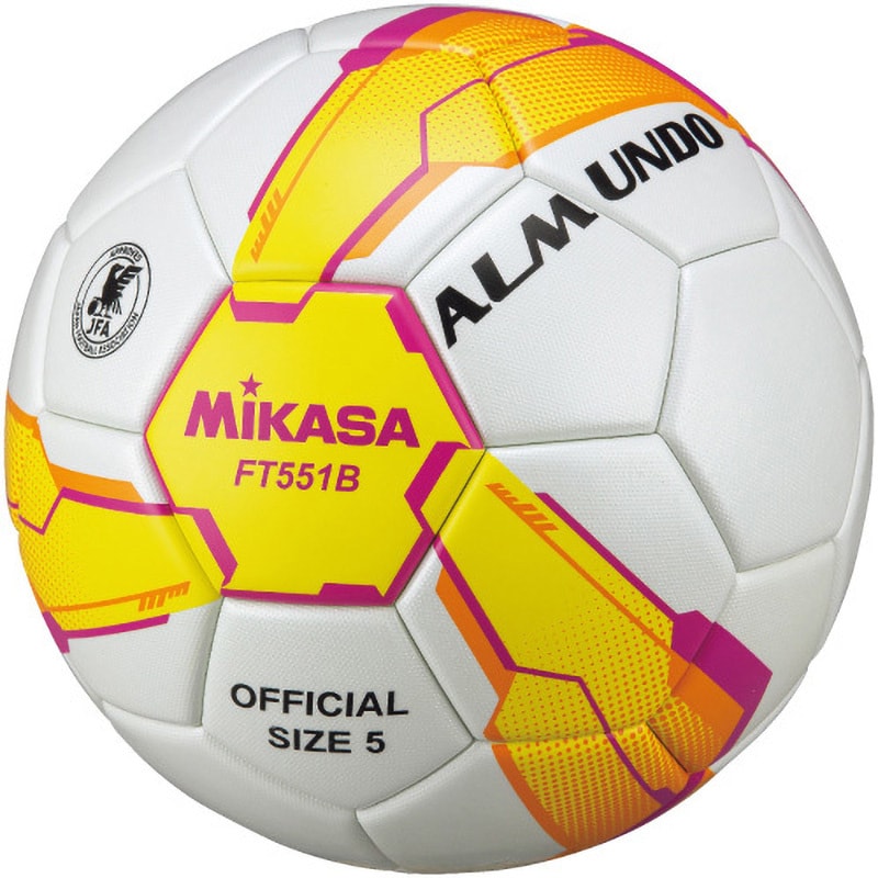 FT551B-YP サッカーボール 検定球5号 ALMUNDO 芝用 1個 MIKASA (ミカサ