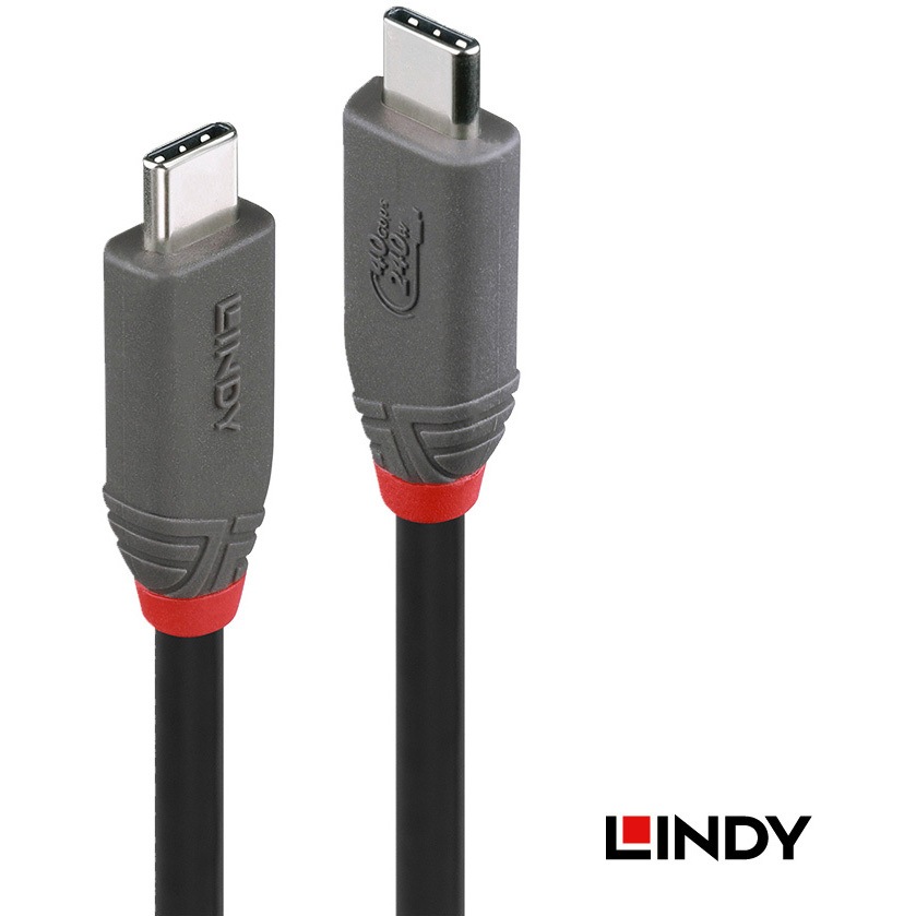 36958 ANTHRA LINE USB4 Gen3x2 Type-Cケーブル+内蔵PD 240W スマート