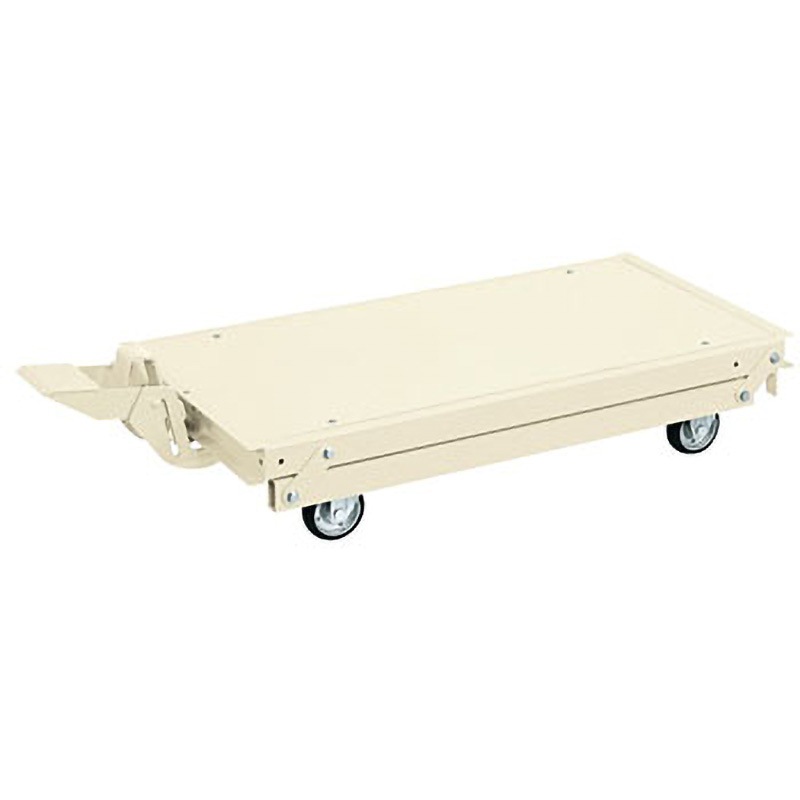 9387.9367 専用2台 KTW-187DPSI 作業台用ペダル昇降台車 サカエ 移動式 KTW-187DPSI