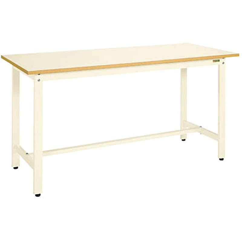 KTD-693I 中量作業台(KTD/耐荷重500kg/メラミン天板/H900/固定式) サカエ アイボリー 対応 間口1800mm奥行750mm 38,987円