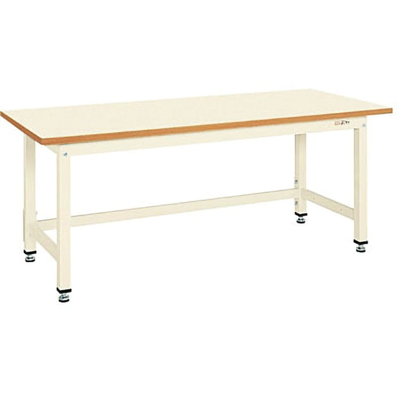 KV-693I 中量作業台(KVタイプ/耐荷重1200kg/メラミン天板/H740/固定式