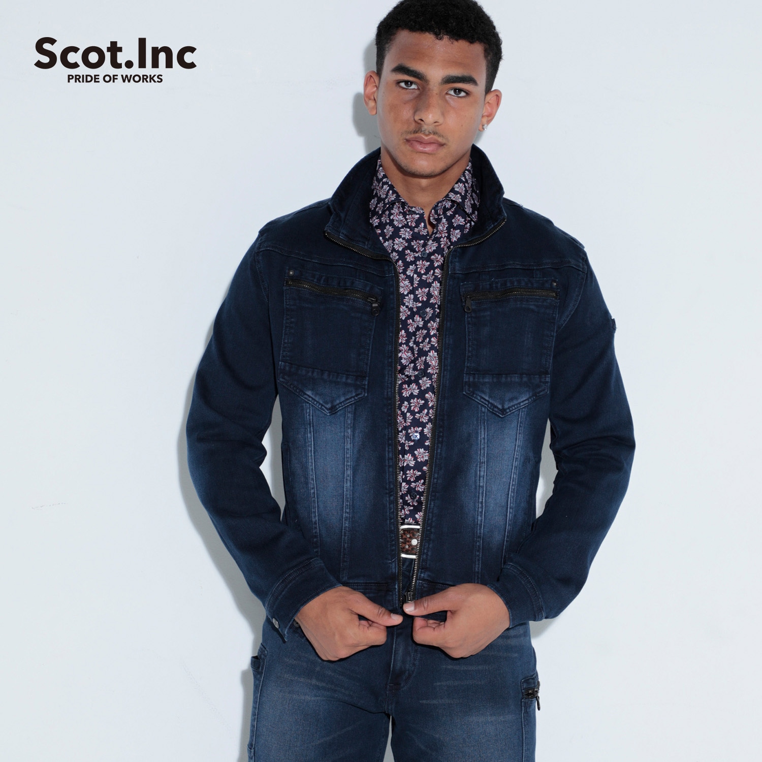 0121 ニットライクスリムジャケット Scot.Inc 6L 【通販モノタロウ】