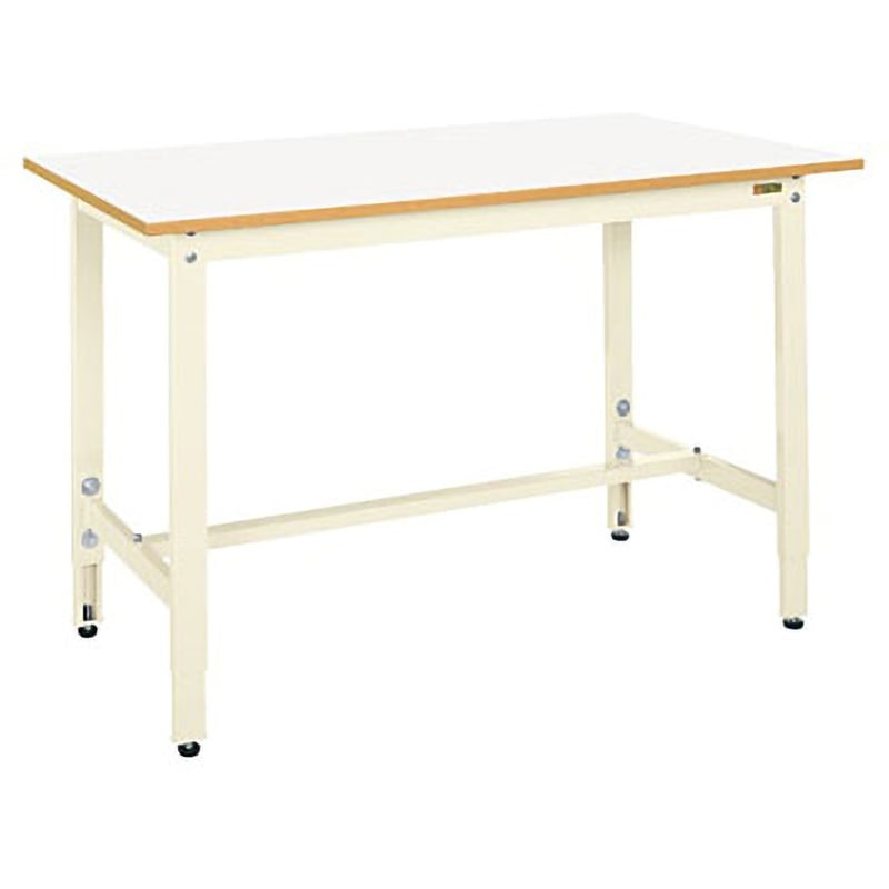 TKK8-157FIV 軽量高さ調整作業台(TKK8/耐荷重200kg/サカエリューム天板/H800～1000) サカエ 間口1500mm奥行750mm 40,287円