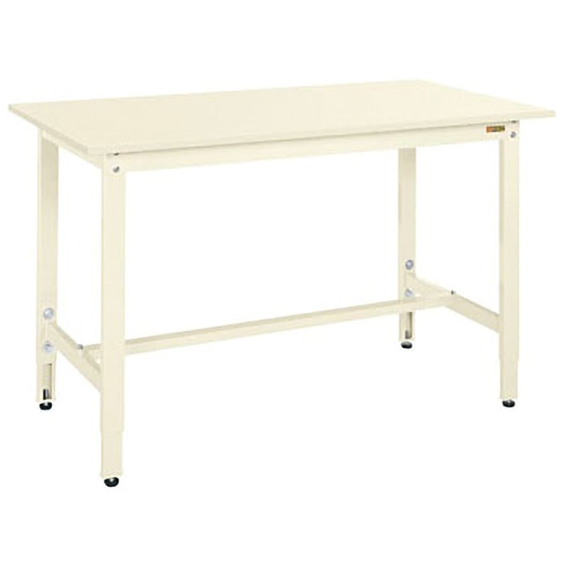 TKK8-187SI 軽量高さ調整作業台(TKK8/耐荷重200kg/スチール天板/H800～1000) サカエ 対応 間口1800mm奥行750mm