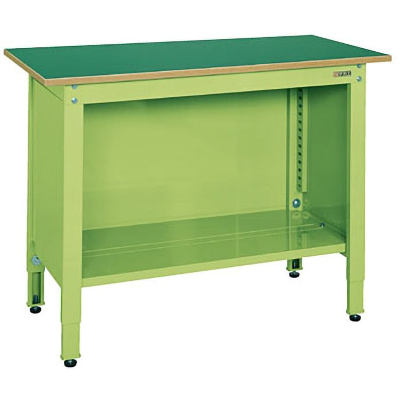 ※法人専用品※サカエ 軽量高さ調整作業台TKK8タイプ抗ウイルス天板 1800×600×800〜1000 パステルホワイト TKK8-186BVPW 1台 サカエ 軽量高さ調整作業台TKK8タイプ ポリエステル天板 1500×900×