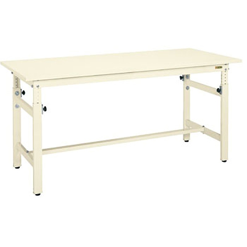 TKK-187SKI 軽量高さ調整作業台(TKK/耐荷重300kg/スチール天板/H740～1040) サカエ 対応 間口1800mm奥行750mm  TKK-187SKI