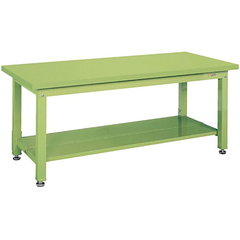 KWS-098T1 重量作業台 KWタイプ(中板2枚付) サカエ 荷重2000kg