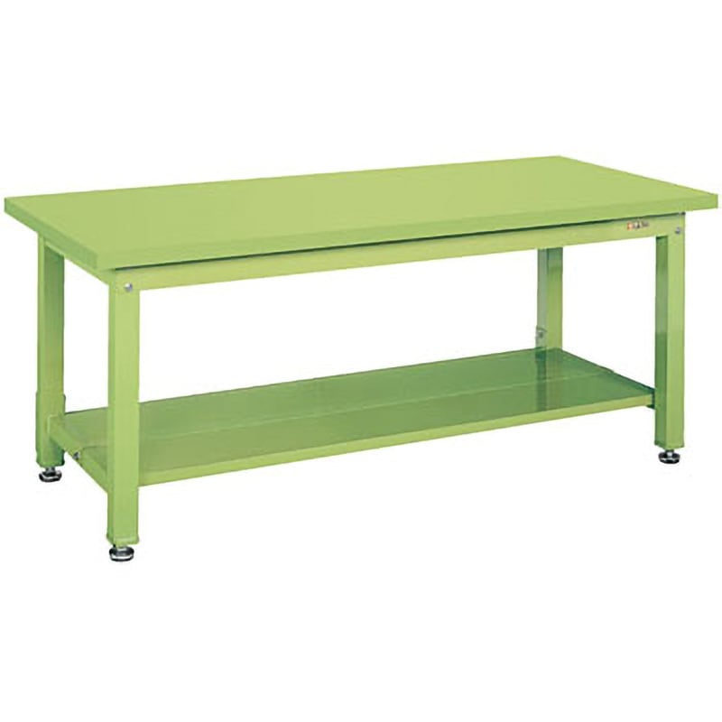 KWS-188T1 重量作業台 KWタイプ(中板2枚付) サカエ 荷重2000kg