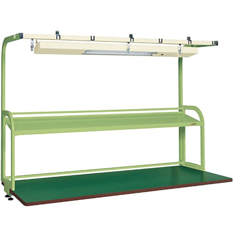 【緑子】折り畳み式ディスプレイシェルフ KFP-150 計測器架台 サカエ 間口1500mm奥行600mm高さ1200mm - 【通販