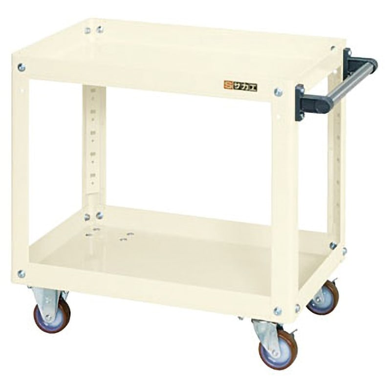 EMR-156NUI スーパーワゴン(EMRタイプ/W600×D400/ナイロンウレタン車) サカエ アイボリー   EMR-156NUI