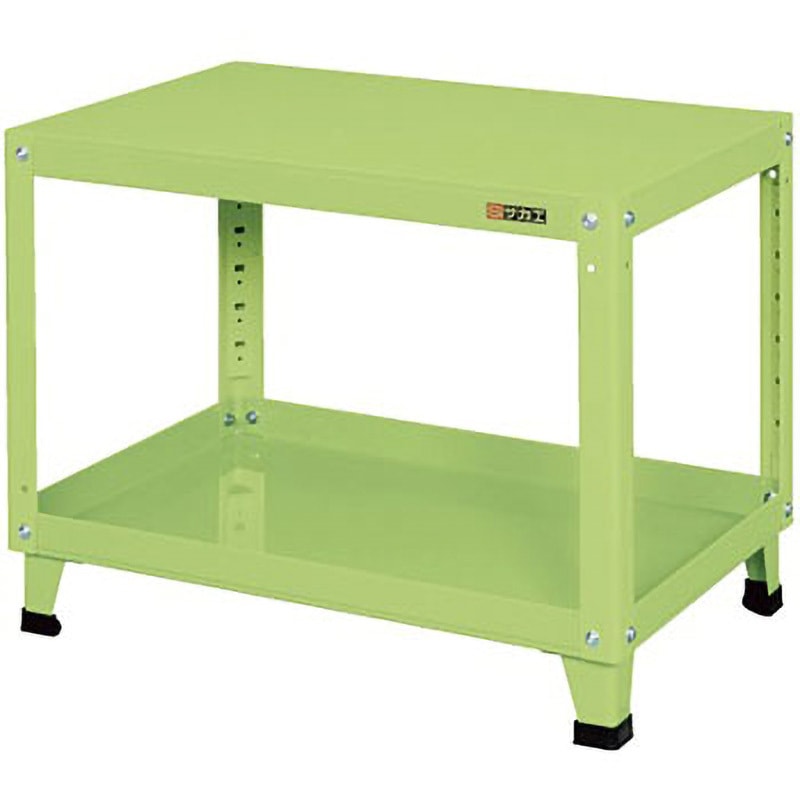 KN-206 スーパーワゴン(KNタイプ/W750×D500/固定式) サカエ グリーン   KN-206