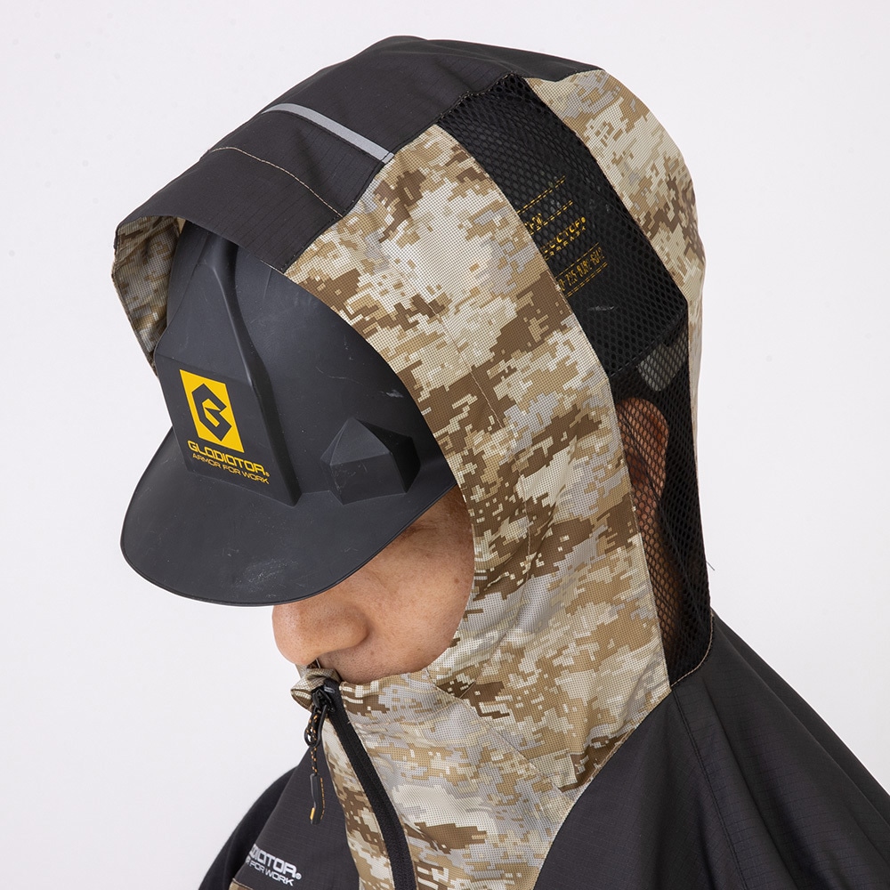 G-7719 空調風神服 日傘遮熱フーディーベスト VOLTCOOL 服のみ