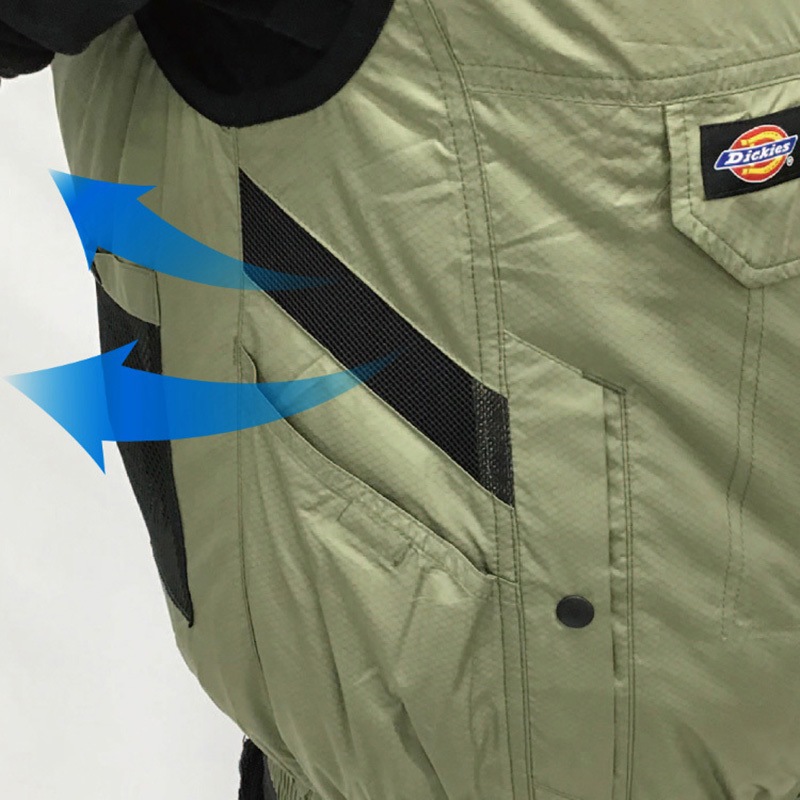 空調ベスト D-22969 空調風神服 Dickiesボルトクールベストセット 1セット