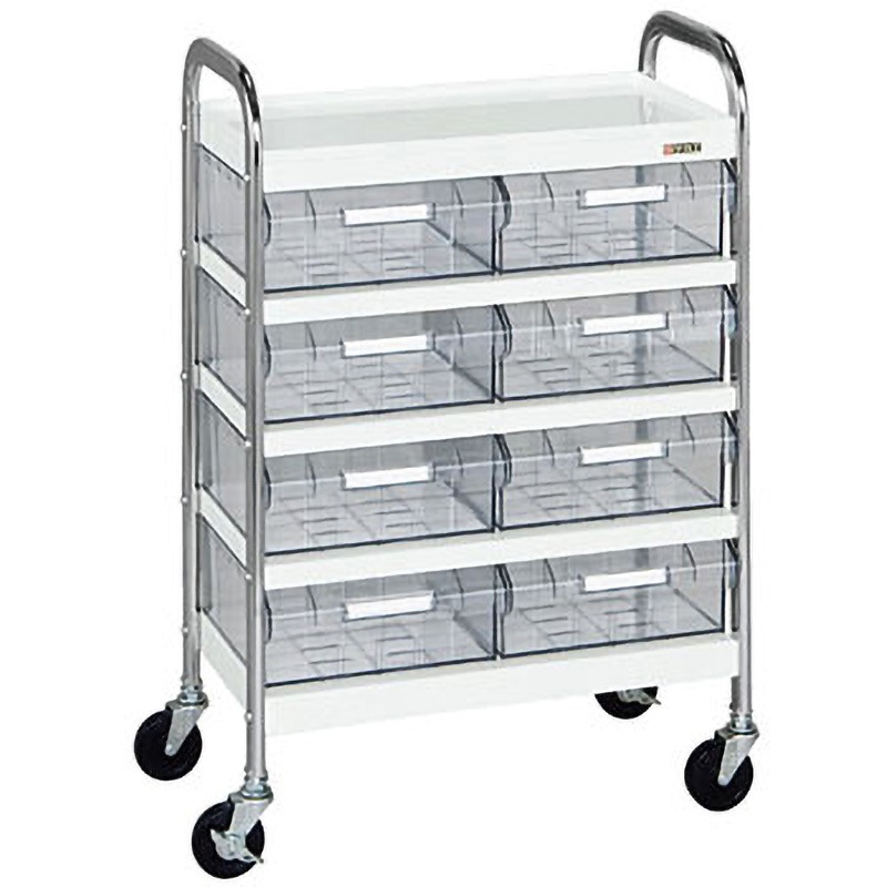 ＣＳワゴン透明ボックス付 CSB-20T